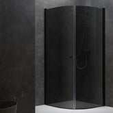 AWT Duschabtrennung LCR0900-B schwarz 90x90